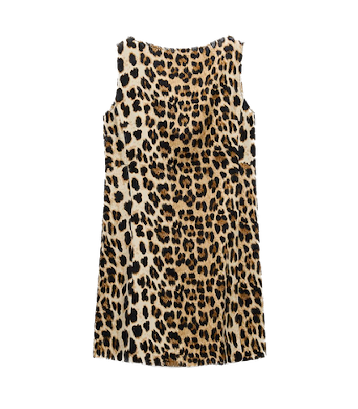 Vestido de leopardo de Zara