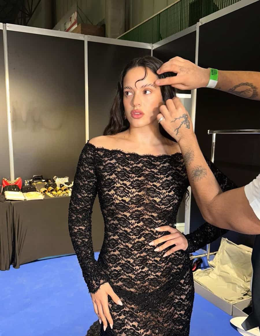 Ariel Tejada maquillador Rosalía Latin Grammy 2023